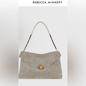 Rebecca Minkoff Taupe Suede Shoulder Bag
New with tags and dust bag